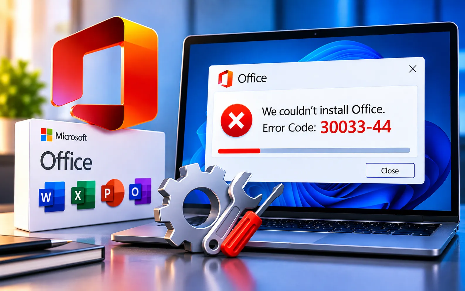 Microsoft Office Error Code 30033-44 fix